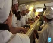 French bakers cooked the world&#39;s longest baguette on Sunday at 140.53 metres (461 ft), reclaiming a record for one of the nation&#39;s best-known emblems taken by Italy for five years.