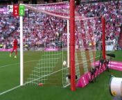 Goals from debutant Lovro Zvonarek &amp; Leon Goretzka give Bayern Munich the victory in their final home match