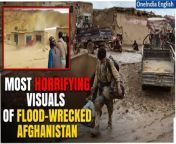 The death toll from flooding in northern Afghanistan rose to 315, with over 1,600 injured, according to the Taliban&#39;s Ministry for Refugees. The UN&#39;s World Food Programme reported similar figures, with Baghlan province being the worst-hit, witnessing over 1,000 homes destroyed. The floods, caused by heavy rains, affected several provinces including Badakhshan, Ghor, and Herat. Zabihullah Mujahid, Taliban&#39;s spokesperson, described the floods as calamitous, resulting in significant financial losses and a substantial number of casualties. Relief efforts, including the distribution of fortified biscuits, are underway to aid survivors. &#60;br/&#62; &#60;br/&#62; &#60;br/&#62;#AfghanistanFlashFloods #FlashFloodsAfghanistan #AfghanistanFloodVideo #Afghanistan #FlashFloods #VillagesDestroyed #NaturalDisaster #EmergencyResponse #ClimateCrisis #DisasterFootage #WatchNow #GlobalAwareness #FloodAlert &#60;br/&#62; &#60;br/&#62;&#60;br/&#62;~HT.178~PR.152~ED.194~GR.125~