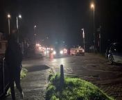 Traffic on The Leas, Minster, to see the Northern Lights. Video: John Nurden from chhattisgarhi videos saxxnxx