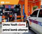 Umno Youth chief Dr Akmal Saleh calls for a thorough police investigation while continuing to push for a nationwide boycott against KK Mart.&#60;br/&#62;&#60;br/&#62;Read More: https://www.freemalaysiatoday.com/category/nation/2024/03/27/umno-youth-condemns-petrol-bomb-attempt-at-bidor-kk-mart/&#60;br/&#62;&#60;br/&#62;Laporan Lanjut: https://www.freemalaysiatoday.com/category/bahasa/tempatan/2024/03/27/pemuda-umno-pas-kecam-insiden-kk-mart-dibaling-bom-petrol/&#60;br/&#62;&#60;br/&#62;Free Malaysia Today is an independent, bi-lingual news portal with a focus on Malaysian current affairs.&#60;br/&#62;&#60;br/&#62;Subscribe to our channel - http://bit.ly/2Qo08ry&#60;br/&#62;------------------------------------------------------------------------------------------------------------------------------------------------------&#60;br/&#62;Check us out at https://www.freemalaysiatoday.com&#60;br/&#62;Follow FMT on Facebook: https://bit.ly/49JJoo5&#60;br/&#62;Follow FMT on Dailymotion: https://bit.ly/2WGITHM&#60;br/&#62;Follow FMT on X: https://bit.ly/48zARSW &#60;br/&#62;Follow FMT on Instagram: https://bit.ly/48Cq76h&#60;br/&#62;Follow FMT on TikTok : https://bit.ly/3uKuQFp&#60;br/&#62;Follow FMT Berita on TikTok: https://bit.ly/48vpnQG &#60;br/&#62;Follow FMT Telegram - https://bit.ly/42VyzMX&#60;br/&#62;Follow FMT LinkedIn - https://bit.ly/42YytEb&#60;br/&#62;Follow FMT Lifestyle on Instagram: https://bit.ly/42WrsUj&#60;br/&#62;Follow FMT on WhatsApp: https://bit.ly/49GMbxW &#60;br/&#62;------------------------------------------------------------------------------------------------------------------------------------------------------&#60;br/&#62;Download FMT News App:&#60;br/&#62;Google Play – http://bit.ly/2YSuV46&#60;br/&#62;App Store – https://apple.co/2HNH7gZ&#60;br/&#62;Huawei AppGallery - https://bit.ly/2D2OpNP&#60;br/&#62;&#60;br/&#62;#FMTNews #UmnoYouth #Condemn #PetrolBombAttempt #BidorKKMart