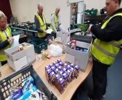 The Well food Bank, Wolverhampton,get ready for Easter.