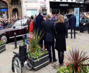 Footage from Shropshire Star reporter David Tooley of Queen Camilla’s visit to Shrewsbury from david f