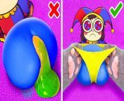 Oh, no! Pomni&#39;s turned into a cat, what&#39;s she gonna do now She only has paws now. But even with paws, she can do a lot for the Circus to turn back into a human Let&#39;s see what she&#39;ll do together. Satisfying crafts and fidgets for your pets. Enjoy watching#fish #pomnicat #funpets