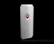 A video, of Kelce&#39;s shield 3D model. Created by Scott Snider using 3DS MAX. Uploaded 04-02-2024.