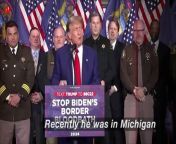 Between his many criminal trials and trying to sell you stuff, Donald Trump has occasionally been out on the campaign trail and recently he was in Michigan. During the speech he touched on many things, but illegal immigration and the border was his most fiery. Veuer’s Tony Spitz has the details.