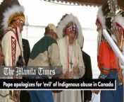 Pope apologizes for &#39;evil&#39; of Indigenous abuse in Canada&#60;br/&#62;&#60;br/&#62;Pope Francis apologizes for the &#92;