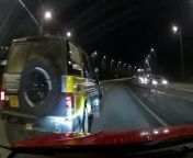A driver who filmed a road rage thug deliberately swerving towards her on a dual carriageway was herself slammed by cops - for lane hogging.&#60;br/&#62;&#60;br/&#62;Philip Baxter, 33, claimed a mechanical fault had caused his grey Toyota Land Cruiser to swerve across several lanes of the A45.&#60;br/&#62;&#60;br/&#62;He was filmed undertaking a woman who was in the fast lane of Nene Valley Way in Northampton on January 24.