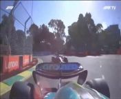 Formula 2024 Australian GP Alonso Rear Onboard Russell Crash from gopal gp video
