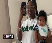 A mum&#39;s four-month-old baby is so big she buys him clothes for 18-month-olds - and nobody can believe it when she tells them his age.&#60;br/&#62;&#60;br/&#62;Naya Perry, 24, gave birth to her first son, Lucio, on September 24, 2023 - and he was a normal size and weight - at 7lb 11oz.&#60;br/&#62;&#60;br/&#62;But the tot started growing rapidly - and by two months old was wearing clothes for 12-month babies.&#60;br/&#62;&#60;br/&#62;At his last doctors check-in his weight was in the 97th percentile at 20lbs - and his length was &#92;