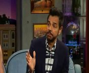 James asks Eugenio Derbez about the internet popularity around his bulldog, Fiona, and learns how Eugenio came up with the name thanks to &#92;