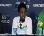 Dana Altman Jermaine Couisnard and N'Faly Dante breakdown Round 1 win over South Carolina from mon fa sumon