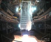 NASA tested a Space Launch System rocket RS-25 engine at the Stennis Space Center.&#60;br/&#62;&#60;br/&#62;Credit: NASA Stennis Space Center