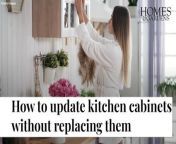Did you know that you can update kitchen cabinets without replacing them? We investigate the options
