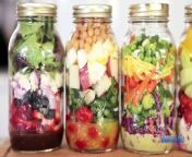 4 Salad-In-A-Jar Recipes Full Video