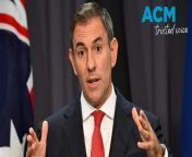 Treasurer Jim Chalmers says the government will need to address both inflation and slowing growth. Video via AAP.