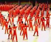 500 plus CPDRC inmates of the Cebu Provincial Detention and Rehabilitation Center, Cebu, Philippines at practice! This is not the final routine, and definitely not a punishment! just a teaser.