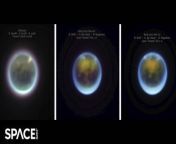 James Webb Space Telescope and the W.M. Keck Observatory captured new images ofSaturn&#39;s moon Titan.&#60;br/&#62;&#60;br/&#62;Credit: NASA/STScI/W. M. Keck Observatory/Judy Schmidt &#124; edited by Space.com&#39;s Steve Spaleta