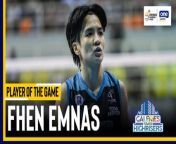 Fhen Emnas steadies the ship and the Galeries Tower Highrisers score their first win of the 2024 PVL All-Filipino Conference.