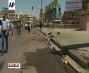 Police in Iraq said a roadside bomb exploded in central Baghdad on Tuesday