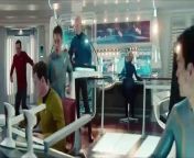 Star Trek Into Darkness opens in theaters on May 17th, 2013.&#60;br/&#62;&#60;br/&#62;Cast: Chris Pine, Zachary Quinto, Karl Urban, Zoe Saldana, Anton Yelchin, Simon Pegg, John Cho, Benedict Cumberbatch&#60;br/&#62;&#60;br/&#62;In Summer 2013, pioneering director J.J. Abrams will deliver an explosive action thriller that takes Star Trek Into Darkness.&#60;br/&#62;&#60;br/&#62;When the crew of the Enterprise is called back home, they find an unstoppable force of terror from within their own organization has detonated the fleet and everything it stands for, leaving our world in a state of crisis.&#60;br/&#62;&#60;br/&#62;With a personal score to settle, Captain Kirk leads a manhunt to a war-zone world to capture a one man weapon of mass destruction.&#60;br/&#62;&#60;br/&#62;As our heroes are propelled into an epic chess game of life and death, love will be challenged, friendships will be torn apart, and sacrifices must be made for the only family Kirk has left: his crew.&#60;br/&#62;&#60;br/&#62;Star Trek Into Darkness trailer courtesy Paramount Pictures