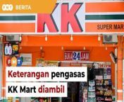 Polis sudah merakam keterangan Pengasas KK Mart, KK Chai dan tujuh individu berhubung isu penjualan stoking tertera kalimah Allah.&#60;br/&#62;&#60;br/&#62;&#60;br/&#62;&#60;br/&#62;Read More: &#60;br/&#62;https://www.freemalaysiatoday.com/category/nation/2024/03/20/bukit-aman-takes-statements-from-kk-mart-founder-7-others/&#60;br/&#62;&#60;br/&#62;Laporan Lanjut: &#60;br/&#62;https://www.freemalaysiatoday.com/category/bahasa/tempatan/2024/03/20/polis-rakam-keterangan-pengasas-kk-mart/&#60;br/&#62;&#60;br/&#62;Free Malaysia Today is an independent, bi-lingual news portal with a focus on Malaysian current affairs.&#60;br/&#62;&#60;br/&#62;Subscribe to our channel - http://bit.ly/2Qo08ry&#60;br/&#62;------------------------------------------------------------------------------------------------------------------------------------------------------&#60;br/&#62;Check us out at https://www.freemalaysiatoday.com&#60;br/&#62;Follow FMT on Facebook: https://bit.ly/49JJoo5&#60;br/&#62;Follow FMT on Dailymotion: https://bit.ly/2WGITHM&#60;br/&#62;Follow FMT on X: https://bit.ly/48zARSW &#60;br/&#62;Follow FMT on Instagram: https://bit.ly/48Cq76h&#60;br/&#62;Follow FMT on TikTok : https://bit.ly/3uKuQFp&#60;br/&#62;Follow FMT Berita on TikTok: https://bit.ly/48vpnQG &#60;br/&#62;Follow FMT Telegram - https://bit.ly/42VyzMX&#60;br/&#62;Follow FMT LinkedIn - https://bit.ly/42YytEb&#60;br/&#62;Follow FMT Lifestyle on Instagram: https://bit.ly/42WrsUj&#60;br/&#62;Follow FMT on WhatsApp: https://bit.ly/49GMbxW &#60;br/&#62;------------------------------------------------------------------------------------------------------------------------------------------------------&#60;br/&#62;Download FMT News App:&#60;br/&#62;Google Play – http://bit.ly/2YSuV46&#60;br/&#62;App Store – https://apple.co/2HNH7gZ&#60;br/&#62;Huawei AppGallery - https://bit.ly/2D2OpNP&#60;br/&#62;&#60;br/&#62;#BeritaFMT #KKChai #KKMart #StokinKalimahAllah