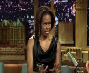 First Lady tells Jimmy how her daughters, Malia and Sasha