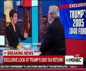 MSNBC&#39;s Rachel Maddow and David Cay Johnston discuss how Johnston obtained the summary pages of President Donald Trump&#39;s 2005 tax returns and what they say about the president&#39;s tax burden. Maddow also reads a response from the White House.