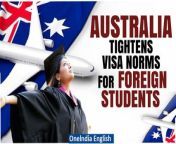Australia is set to implement stricter visa regulations for foreign students this week, as the latest official figures reveal yet another surge in migration numbers, intensifying pressure on the already strained rental market. Starting Saturday, tougher English language requirements will be enforced for student and graduate visas, accompanied by increased government authority to suspend education providers found repeatedly violating regulations in recruiting international students. &#60;br/&#62; &#60;br/&#62;#Australia #ForeignStudents #VisaRules #Migration #RecordHigh #StudentVisas #TightenedRegulations #Education #Immigration #PopulationGrowth #RentalMarket #LabourSupply #WagePressure #GovernmentPolicy #HomeAffairs #InternationalStudents #VisaChanges #MigrationStrategy #AustralianEducation #MigrationTrends&#60;br/&#62;~PR.152~ED.103~GR.123~
