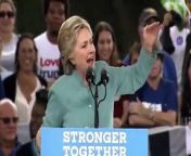 Clinton rally in Pembroke Pines, FL. Nov 5. 2016