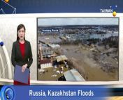 Russia&#39;s southern Kurgan regional government says almost 13,000 people have been evacuated as extreme flooding is expected to peak.