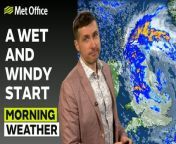 Low pressure sits over the UK today, tracking eastwards. Heavy rain across Scotland with hill snow, rain across north England, Wales and parts of central England. The majority of the rain clears off the to the east of the UK later in the day, with showers and sunny spells to follow.– This is the Met Office UK Weather forecast for the morning of 09/04/24. Bringing you today’s weather forecast is Alex Burkill.