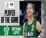 UAAP Player of the Game Highlights: Shevana Laput steps up in Angel Canino's absence as La Salle holds off UP from dall39angelo pictures off