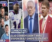 COWBOYS MIX: The armpit trades their 2025 2nd-rounder for Bills WR Stefon Diggs, Chiefs/Dallas relocation rumors. Should Cowboy fans be glad the Cowboys didn&#39;t make this move? How many fans would the Chiefs steal from the Cowboys? Shan, RJ, &amp; Bobby discuss above!