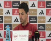 Arsenal boss Mikel Arteta updated on the fitness of Bukayo Saka and others as they prepare to face Brighton&#60;br/&#62;London Colney, London, UK