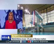 Philip Barker, Editor-in-Chief of Journal of Olympic History talked to CGTN Europe on World Athletics announced it will pay Olympic gold medal winners &#36;50,000 at the Paris Games.