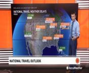 If you&#39;ll be traveling anywhere in the U.S. this Friday, AccuWeather&#39;s Geoff Cornish has the forecast for you.