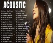 Best Acoustic Songs of All Time - New Trending Acoustic Love Songs 2024 from magic all new song bangladeshi nokia prova pc video