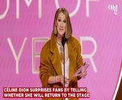 Céline Dion surprises fans by telling whether she will return to the stage from celine dion i39m alive