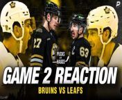 Joe Haggerty is joined today by Mark Divver and Conor Ryan following the Bruins 1-1 split of the first games of their series with Toronto, and look to how the team can improve for Game 3 as they head to Toronto.&#60;br/&#62;&#60;br/&#62;&#60;br/&#62;&#60;br/&#62;&#60;br/&#62;&#60;br/&#62;﻿This episode of the Pucks with Haggs Podcast is brought to you by PrizePicks! Get in on the excitement with PrizePicks, America’s No. 1 Fantasy Sports App, where you can turn your hoops knowledge into serious cash. Download the app today and use code CLNS for a first deposit match up to &#36;100! Pick more. Pick less. It’s that Easy! Football season may be over, but the action on the floor is heating up. Whether it’s Tournament Season or the fight for playoff homecourt, there’s no shortage of high stakes basketball moments this time of year. Quick withdrawals, easy gameplay and an enormous selection of players and stat types are what make PrizePicks the #1 daily fantasy sports app!