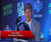 Drake Maye on what it means to join historic Patriots franchise from maye kotha na sune