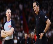 Erik Spoelstra Comments on Intense NBA Playoff Series from nba 2019 seson tv scedule