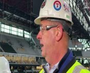 Rob Matwick, Rangers Executive Vice President of Business Operations, provides a construction update on Globe Life Field.