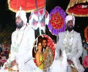 Arti Singh Wedding: Arti Singh Wedding: Dipak Chauhan arrives with Baraat, wearing a &#39;sehra&#39; on his head. Arti Singh and Dipak Chauhan are going to tie knot in Mumbai&#39;s Iskcon temple. watch video to know more &#60;br/&#62; &#60;br/&#62;#ArtiSingh #ArtiSinghWedding #DipakChauhan #ArtiSinghBaraat&#60;br/&#62;~HT.178~PR.132~