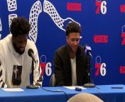 Sixers&#39; rookie Matisse Thybulle discusses playing in Philly after a win over the Kings.