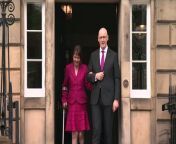 John Swinney has been elected as Scotland&#39;s seventh first minister after becoming the new SNP leader following the formal resignation of Humza Yousaf on Tuesday. He is expected to be sworn in at a ceremony on Wednesday.Report by Kennedyl. Like us on Facebook at http://www.facebook.com/itn and follow us on Twitter at http://twitter.com/itn