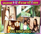 Gauahar and Zaid Celebrate Their Son Zehaan&#39;s 1st Birthday Happy Family