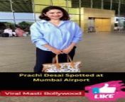 Prachi Desai Spotted at Mumbai Airport