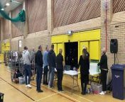 The first ballot boxes of the 2024 local elections have arrived at the Temple Park Leisure Centre, in South Shields.