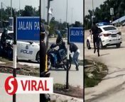 Social media users were all &#39;a twitter&#39; over a viral video showing two men running away from the police in Meru, Klang.&#60;br/&#62;&#60;br/&#62;Read more at https://tinyurl.com/yztjkc5a &#60;br/&#62;&#60;br/&#62;WATCH MORE: https://thestartv.com/c/news&#60;br/&#62;SUBSCRIBE: https://cutt.ly/TheStar&#60;br/&#62;LIKE: https://fb.com/TheStarOnline